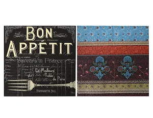 Набор для творчества,Салфетки для декупажа, Ужин с вином - 2 шт.