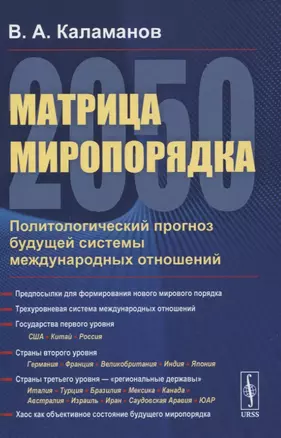 Матрица миропорядка - 2050. Политологический прогноз будущей системы международных отношений — 2835567 — 1