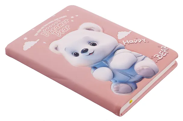 Записная книжка «Мишки 3D» А6, 96 листов, Be positive, в ассортименте 3025929 — 5