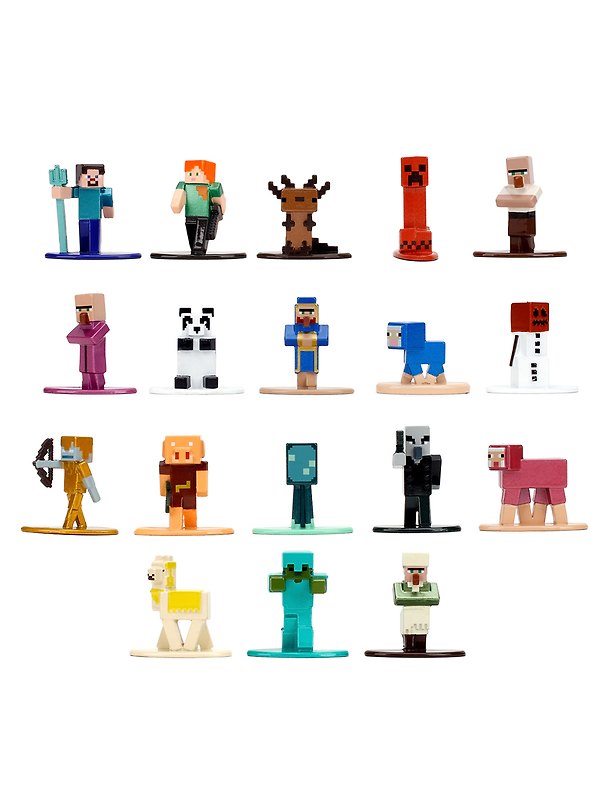 Набор фигурок Nano Майнкрафт Minecraft wave 13 (4см) (18 шт) (36782) (ТоуR415) 3125021 — 1