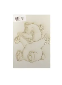 Трафарет Мишка (А5) (469) (упаковка)