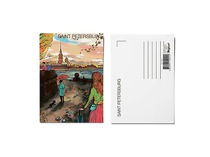 Почтовая открытка "Петропавловская крепость" 3009566