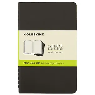 Набор книг для записей Moleskin Cahier Journal Pocket, 3 штуки, мягкая обложка, 32 листа, А6 242481