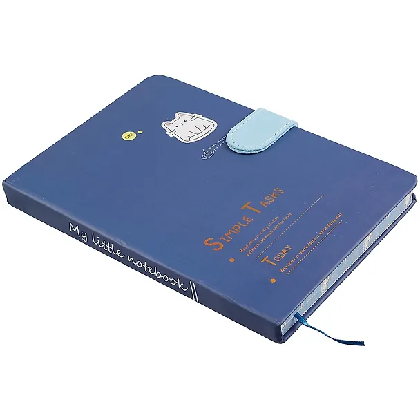 Блокнот с магнитной застежкой Котик Simple Tasks (256стр) (13х19) 2849661 — 2