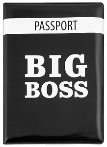 Обложка для паспорта Big boss (ПВХ бокс)