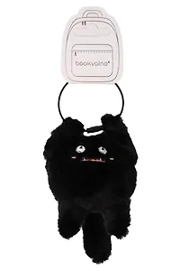 Брелок-обвес на сумку Чудик черный (плюш) (9х6) (12-202509-YSK-82)