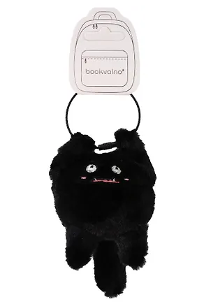 Брелок-обвес на сумку Чудик черный (плюш) (9х6) (12-202509-YSK-82) 3135478
