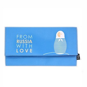 Конверт для путешествий Tp 9.4 с рисунком, ткань, подвес, Буккеа