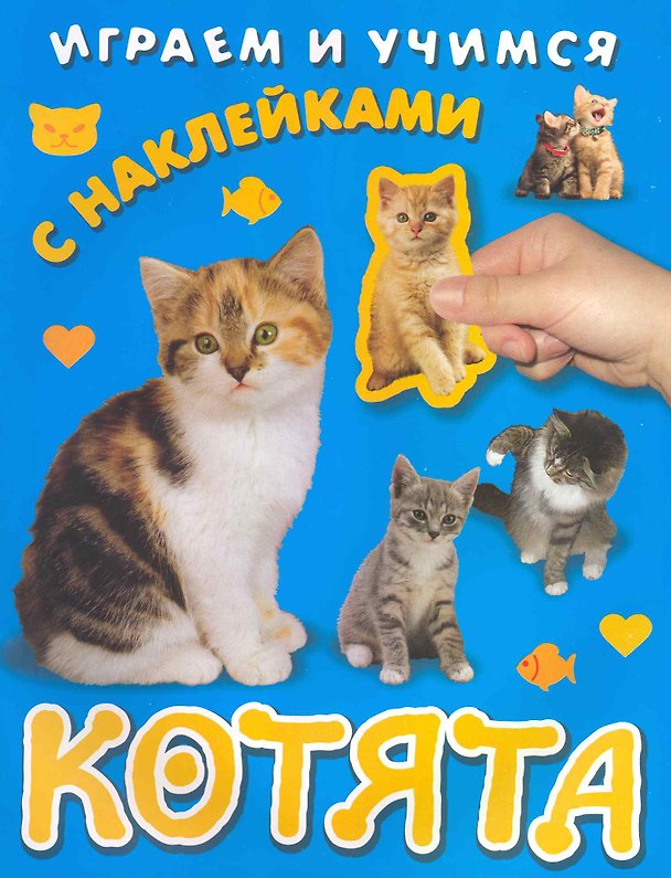 Книга Котята / С наклейками (мягк) (Играем и учимся) (Омега) () — 1