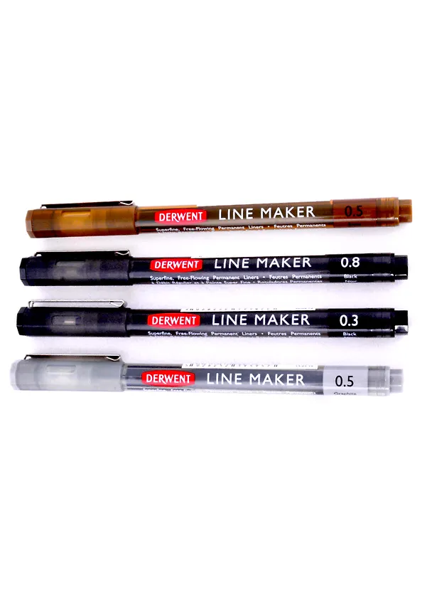 Набор капиллярных ручек Graphik Line Maker 4ручки+Bullet Journal 262064 — 3