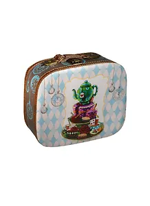 Шкатулка-саквояж декоративная Чаепитие у шляпника (37356) (25х20,5х9)