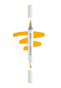 Маркер акриловый "Сонет" абрикосовый, двусторонний, перо кисть/пуля