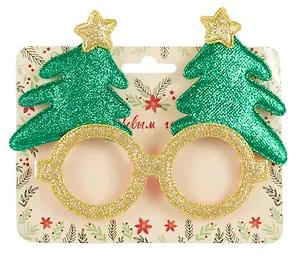 Очки новогодние Елочки (пластик) (12-06141-P4)