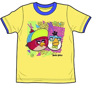 Angry Birds Футболка для мальчиков HIPSTERS (3-4 года, Желтый) (TSB81-YELL-AB) 2372977