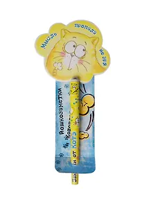 Набор блок с липким краем и ручка Котэ Мысль пропала не зря (758806) (Сима-ленд)