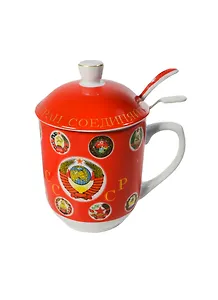 Кружка СССР в подарочной упаковке (300мл) (85-1246)