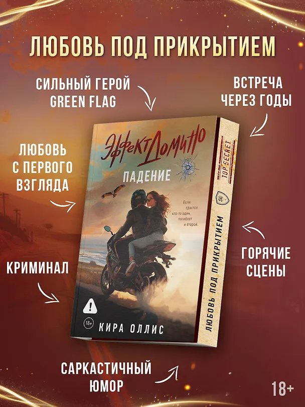 Книга Эффект домино. Падение (Кира Оллис) — 6