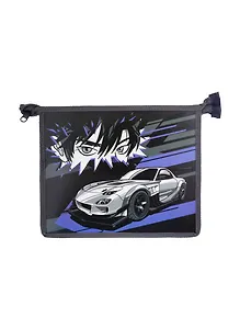 Папка для тетрадей А5 "Аниме с тачкой" пластик, молния сверху