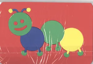 Пазлы мягкие Гусеница (koq27-2004) (упаковка)