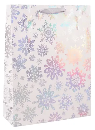 Пакет А3 32*42*11,5 "Снегопад" НГ, бум.мат.ламинат 3104042