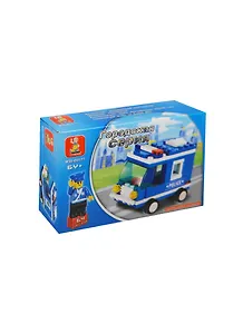 Конструктор пластмас. Городская серия Полиция (M38-B0177) (64дет.) (Sluban) (6+) (коробка)