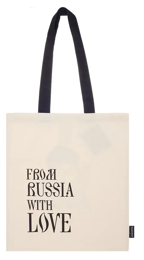 Сумка-шоппер From Russia with love Кот в кокошнике (текстиль) (40х32) (СК2025-311) 3122953 — 2
