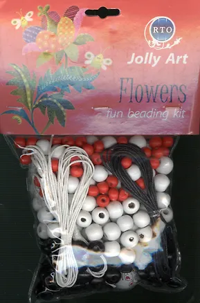 Набор для создания украшений из деревянных бусин Jolly Art (WBS.012) (упаковка) 2368024