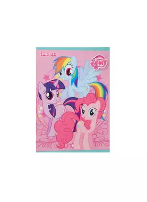 Записная книжка А6 32л кл. "My Little Pony" мел.картон, УФ лак, Proff — 235737 — 1