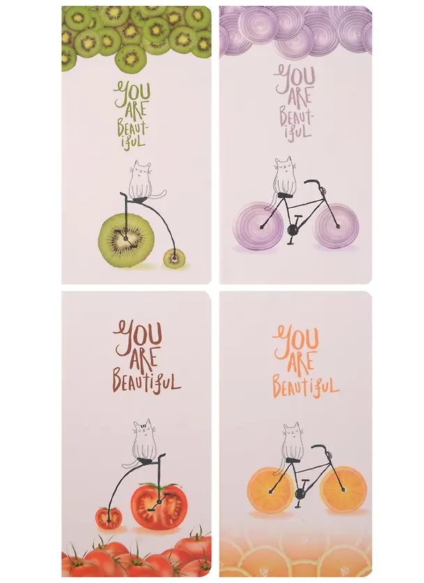 Записная книжка «You are beautiful» А6+, 46 листов в линейку, сшивка 243378 — 5