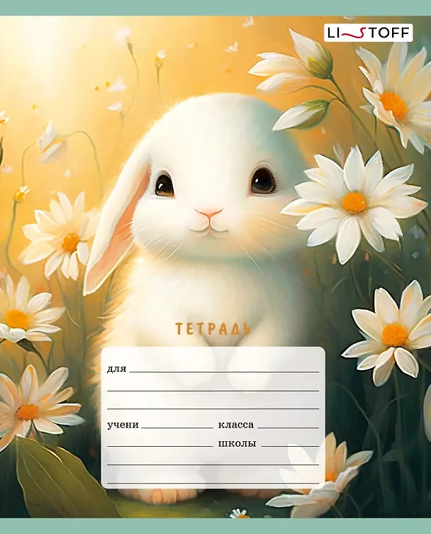 Тетрадь в клетку Listoff «Зверушки» 12 листов 3016483 — 5