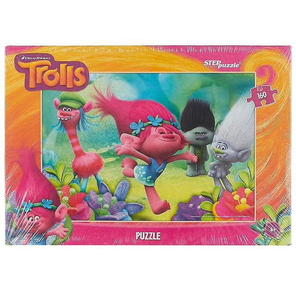 Пазл «Trolls» 160 элементов, Step puzzle 2561431 — 1