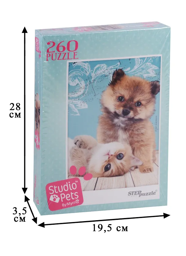 Пазл 260 95067 Мирна (Studio Pets By Myrna) (34,5х24 см) (6+) (коробка) (Step) 2626431 — 2