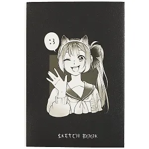 Скетчбук Аниме Девушка с ушками (Сёдзё) (124л) (14,5х21)