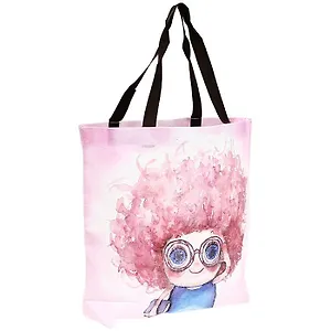 Сумка-шоппер из мешковины "Ботаник Титта" (B02-015)