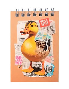 Блокнот А7 60л "Утка" спираль