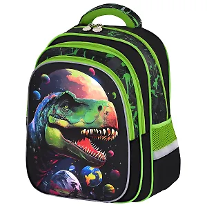 Рюкзак "Galaxy Dino" 2 отделения, 40*28*18 см, 3 кармана, 3D панель