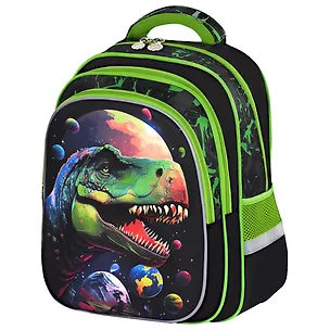 Рюкзак "Galaxy Dino" 2 отделения, 40*28*18 см, 3 кармана, 3D панель 3105926