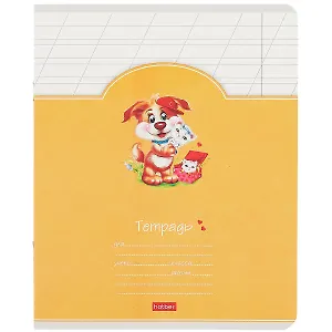 Тетрадь в косую линейку Hatber, "Лохматики", 12 листов, в ассортименте