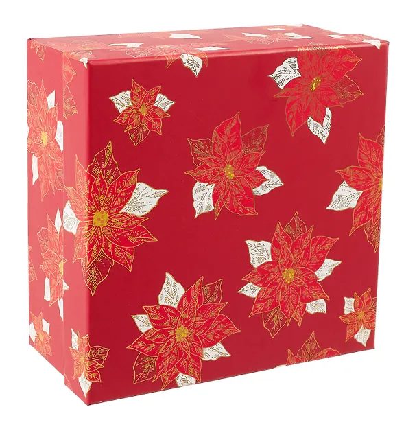Коробка подарочная "Flowers" 18*18*7.5, НГ, картон 3040767 — 1