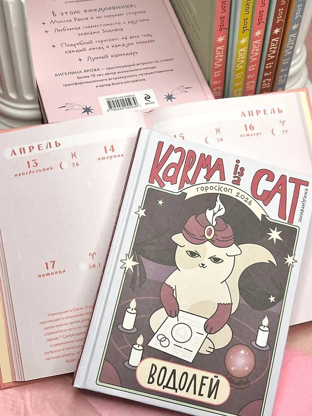 Книга Гороскоп на 2026 год. Водолей. Ежедневник (+ Лунный календарь, календарь затмений и ретроградных планет) (Ангелина Ярова) — 10