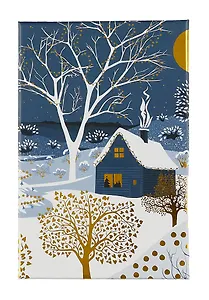 Коробка подарочная "Зимний вечер" 18*12*7см, Новый год, картон