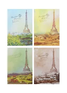 Блокнот Эйфелева Башня Beautiful Memories (золотой обрез) (192стр) (9х12,8)
