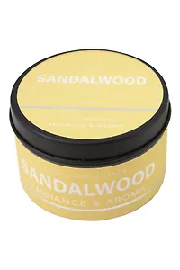 Свеча ароматическая в круглой баночке с крышкой (желтая) (8,5х4,5) (12-250105-G16)