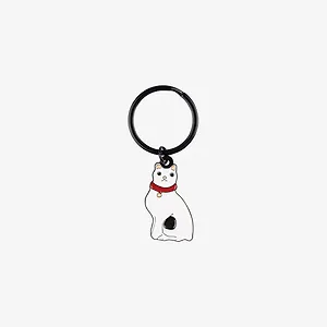 Брелок металлический Эрмитаж Японская кошка