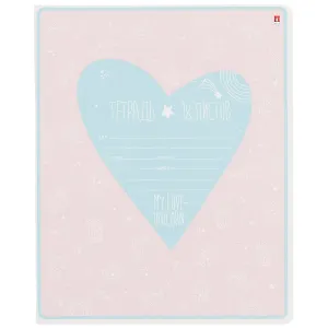 Тетрадь в клетку Альт, My love, 18 листов, в ассортименте