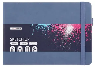 Скетчбук 210*148 80л "SKETCH UP. Северный" 140г/м2, тв.обложка, резинка 3049990