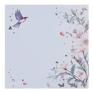 Блок бумаги 90*90 самоклеящийся 100 листов, "Цветущий сад" 3077889