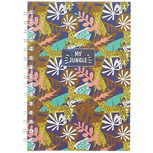 Тетрадь в клетку Hai Bin, Leopard tropic, 80 листов