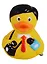 Игрушка для ванной, уточка резиновая FUNNY DUCKS "Уточка репортер" (1894) — 2652820 — 2