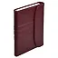 Ежедневник недат. А5 160л "Плезир" бордовый, иск.кожа, тв.переплет, блинт.тиснение, офсет, ляссе — 2995297 — 2
